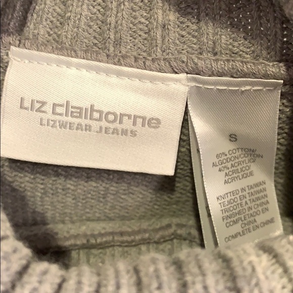 Liz Claiborne Fair Isle Turtleneck Sweater - Picture 4 of 4